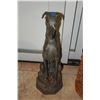 Image 2 : BRONZE GREY HOUND STATUES (PAIR)