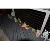 Image 1 : COLLECTION OF CAT STATUARY  1 DOG (9 PCS)