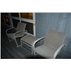 Image 1 : PATIO CHAIRS (2) & FOOT REST (3 PCS)