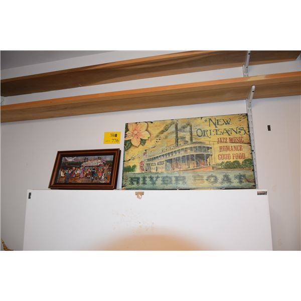 RIVERBOAT SIGNS (2 PCS)