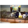 Image 1 : COLLECTION OF GLASSWARE & MUGS (67 PCS)