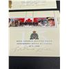 Image 2 : 2 Royal Canadian Mounted Police Commemorative Stamps on Page, both Signed by Artist