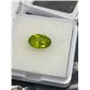 Image 2 : Peridot 2.29 ct 9.71x7x5.01mm Oval Cut-VVS-Brazil Untreated