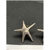 Image 2 : pair of Sterling Silver Starfish Earrings