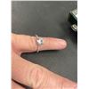 Image 2 : 10K White Gold 2ct White Sapphire Ring. Size 9.5 Nice Sparkle. Easily Resizable