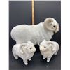 Image 1 : Large 2ft Long x 16" T Mountain Goat with 2 Babies