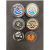 Image 2 : Lot of 18 Old Hockey Pucks, Mcdonalds NHL Etc