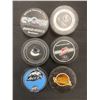 Image 3 : Lot of 18 Old Hockey Pucks, Mcdonalds NHL Etc