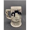 Image 2 : Decorative Vintage Lot. Black Panther Beer Stien and Folk Art Mug