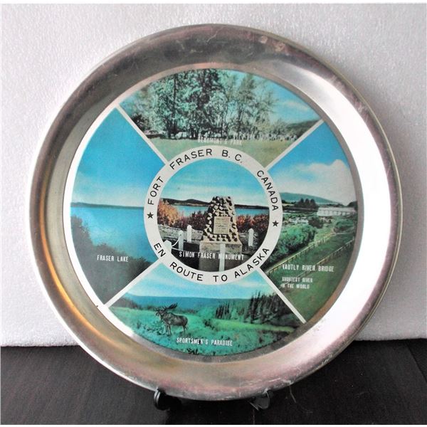 Fort Frasier BC Tin Collectors Plate