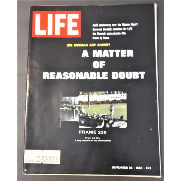 LIFE Magazine JFK Assassination  Frame by Frame 