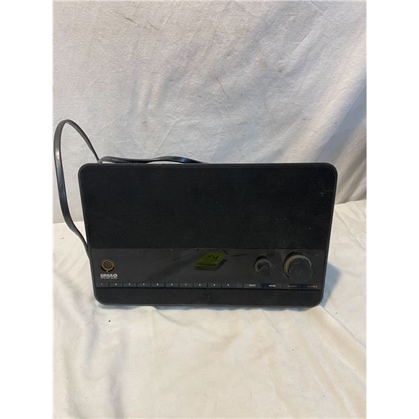 Sirius radio alarm clock