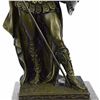 Image 4 : Roman Soldier Bronze Statue on Marble Base