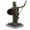 Image 8 : Roman Soldier Bronze Statue on Marble Base