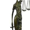 Image 7 : Blind Lady Justice Bronze Statue