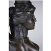 Image 7 : Nude Sphinx Candle Holder Bronze Figurine