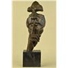 Image 1 : Man Hush Up Bronze Sculpture