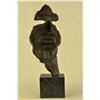 Image 8 : Man Hush Up Bronze Sculpture