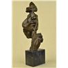 Image 9 : Man Hush Up Bronze Sculpture