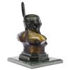 Image 8 : Chief Bust Bronze Sculpture