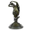 Image 1 : Nude Lady with Angel Bronze Statue