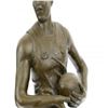 Image 7 : Hot Cast Rugged Rugby Player Bronze Sculpture Marble Base Statue Figure