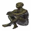 Image 1 : Man with Poker Outfit Bronze Sculpture