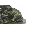 Image 8 : Elephant Mom with Two Cubs Bronze Sculpture