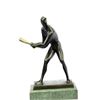 Image 1 : Mid Century Baseball Player Bronze Sculpture