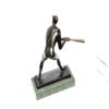 Image 4 : Mid Century Baseball Player Bronze Sculpture