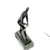 Image 6 : Mid Century Baseball Player Bronze Sculpture