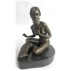 Image 1 : Nude Woman Dancer Bronze Statue