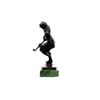 Image 6 : Passing Hockey Player Bronze Statue on Marble Base Sculpture