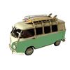 Image 1 : 1966 VW Deluxe Bus in Green and white