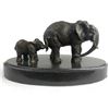 Image 1 : Mother and Child African Elephant Bronze Sculpture