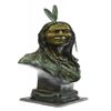 Image 1 : Native Indian Chief Bronze Bust Sculpture