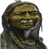 Image 2 : Native Indian Chief Bronze Bust Sculpture