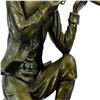 Image 7 : Cowboy With Gun Bullet Rifle Shooting Range Bronze Sculpture