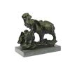Image 1 : Elephant with Baby Wildlife Bronze Sculpture