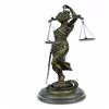 Image 1 : Lady Blind Justice Bronze Statue