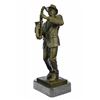 Image 1 : Saxophone Player Bronze Sculpture