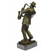 Image 2 : Saxophone Player Bronze Sculpture
