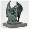 Image 7 : Green Patina Devil Bronze Sculpture