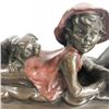 Image 5 : Girl With Dog Bronze Sculpture