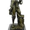 Image 8 : Pirate With Jewelry Chest and Sword Bronze Statue