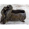 Image 4 : Old Filigree Jewelry Box Bronze Sculpture