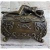 Image 8 : Old Filigree Jewelry Box Bronze Sculpture