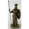 Image 4 : Athena Holding Javelin with Shield Wisdom Cold Cast Sculpture