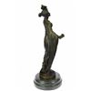 Image 4 : Young Lady Gazes Bronze Sculpture