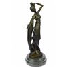 Image 5 : Young Lady Gazes Bronze Sculpture